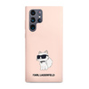 Karl Lagerfeld Silicone NFT Choupette - Etui Samsung Galaxy S23 Ultra (różowy)