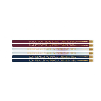 Harry Potter - Set of pencils in a box Wands 6 pcs.