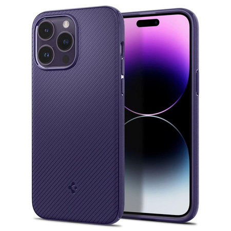 Spigen Mag Armor – Etui do iPhone 14 Pro (fioletowy)
