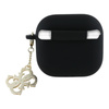 Guess szilikon 4G Charm - AirPods 4 tok (fekete)