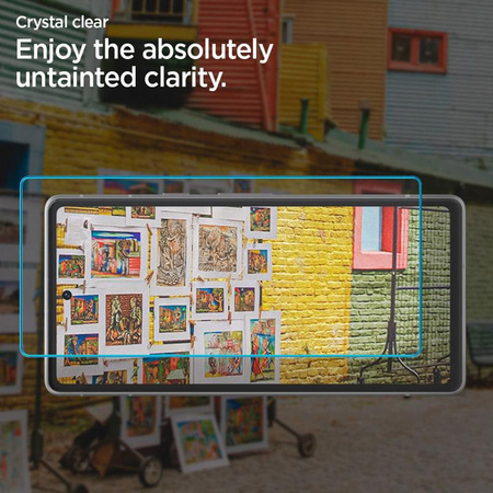 Spigen Alm Glas.TR 2-Pack - Verre trempé pour Google Pixel 7A (2 pcs.) (Transparent)