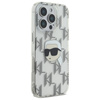 Karl Lagerfeld IML Karl Head Electroplated - Hülle für iPhone 16 Pro Max (transparent)