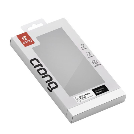 TRANSPARENT MAGSAFE ETUI FOR IPHONE 17 Crong FREE MAGNETIC CASE