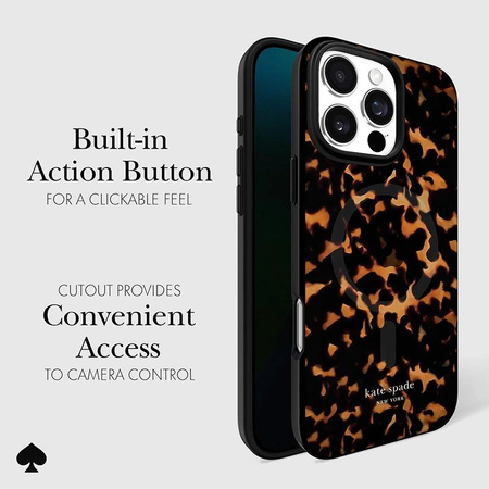 Kate Spade New York étui protecteur MagSafe - iPhone 16 Pro Max (Tortoise)