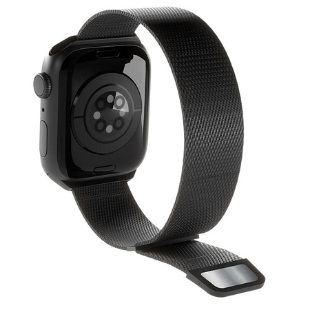 Puro Milanese Magnetic Band - Bracelet en acier inoxydable pour Apple Watch 38/40/41 mm (noir)