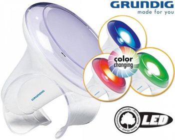 Grundig - Lampa RGB Mood light, zmieniające kolory, z pilotem