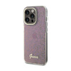 Guess IML Faceted Mirror Disco Iridescent - Coque pour iPhone 15 Pro (rose)