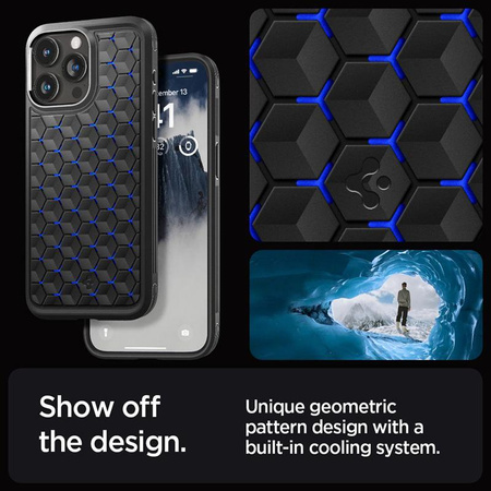 Spigen Cryo Armor - Hülle für iPhone 15 Pro Max (Cryo Blau)