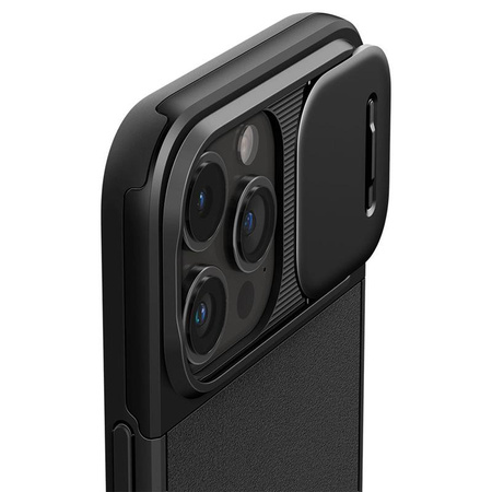 Spigen Optik Armor Mag MagSafe - Gehäuse für iPhone 15 Pro Max (Schwarz)