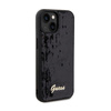 Guess Paillettenschrift Metall - iPhone 14 Tasche (schwarz)
