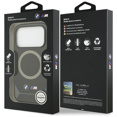 Etui do iPhone 17 Pro do MagSafe BMW M Oryginalny Czarny Case na Telefon