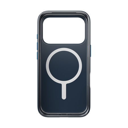 Speck Presidio Lux MagSafe - Custodia per iPhone 17 Pro (Deep Sea Fade / Nero / Spell Blue)