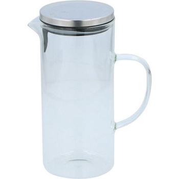 GLASS TANK WITH COVER FOR WATER 1.3 L, with Filter, for Tea, Alpina