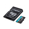 Kingston Canvas Go Plus microSDXC - 128 GB A2 Class 10 UHS-I U3 V30 Speicherkarte 170/90 MB/s mit Adapter