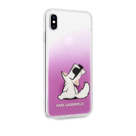 Karl Lagerfeld Choupette Fun Sunglasses - iPhone Xs Max Case (Pink)