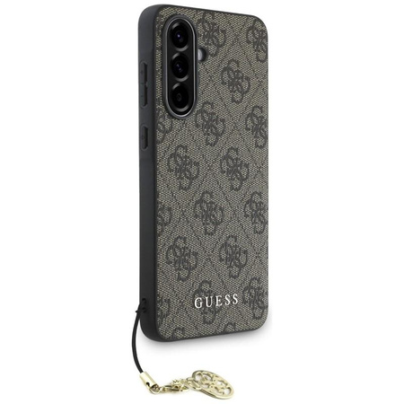 Guess 4G Charms Collection - Case for Samsung Galaxy A36 5G (brown)