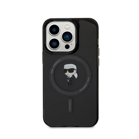 Karl Lagerfeld IML Ikonik MagSafe - iPhone 15 Pro Tasche (schwarz)