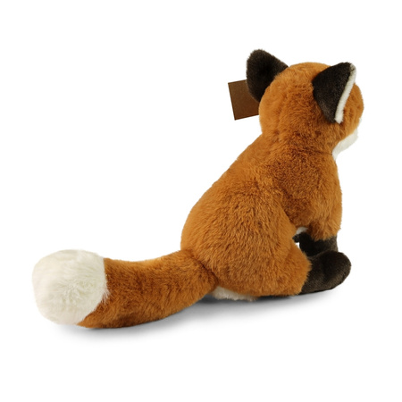 Rappa - Plush realistic mascot Fox sitting 23 cm Eco-Friendly Soft Collection