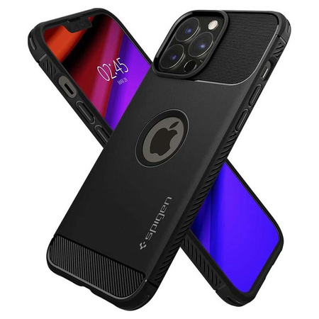 Spigen Rugged Armor - pouzdro pro iPhone 13 Pro (černé)