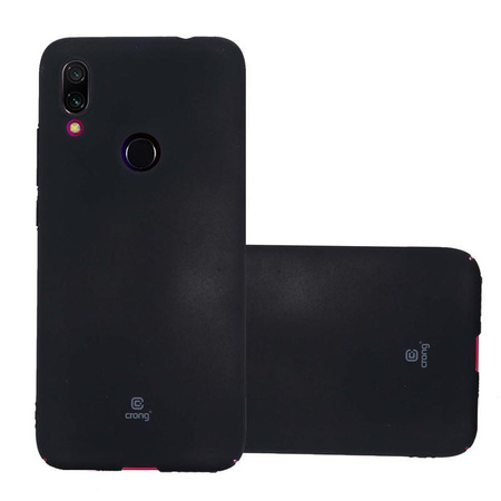 Crong Smooth Skin - Etui Xiaomi Redmi 7 (czarny)