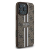 Guess 4G Printed Stripes MagSafe - Case for iPhone 16 Pro (brown)
