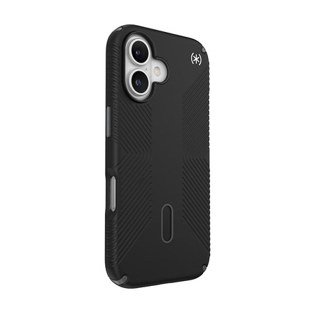 Speck Presidio2 Grip ClickLock & MagSafe - iPhone 16 Case (Black / Slate Gray / White)