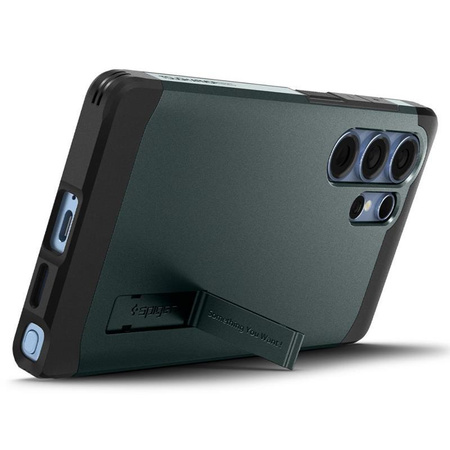 Spigen Tough Armor MagSafe - tok Samsung Galaxy S25 Ultra (Abyss zöld)