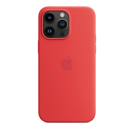 Silikonové pouzdro Apple - Silikonové pouzdro s MagSafe pro iPhone 14 Pro Max (VÝROBEK)ČERVENÉ