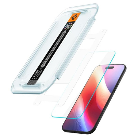 SZKŁO HARTOWANE DO IPHONE AIR SPIGEN Z RAMKĄ SZYBKA OCHRONNA NA EKRAN 2 SZT