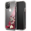 Guess Liquid Glitter Hearts - iPhone 11 Pro Tasche (Himbeere)