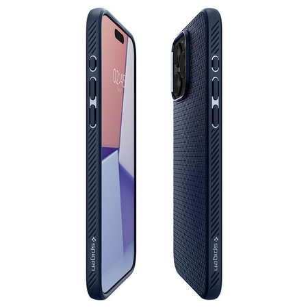 Spigen Liquid Air - Case for iPhone 15 Pro (Navy Blue)