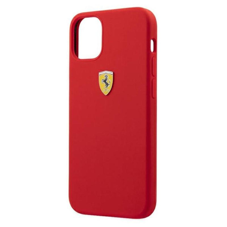 Ferrari On Track Silicone – Etui iPhone 12 Pro Max (czerwony)