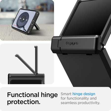 Spigen Tough Armor Pro - Etui pour Samsung Galaxy Z Flip 6 (Noir)