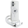 Karl Lagerfeld IML Choupette Head & Cord MagSafe - pouzdro pro iPhone 16 (průhledné)