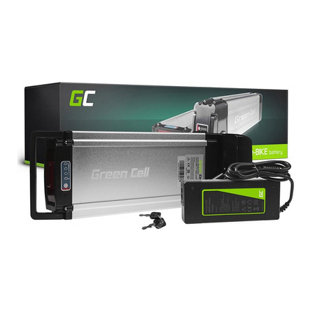 Green Cell - E-Bike Batterie mit Ladegerät 36V 12Ah 432Wh Li-Ion RCA