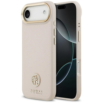 ETUI DO IPHONE AIR do MAGSAFE GUESS ORYGINALNE RÓŻOWE ELEGANCKIE MODNE CASE