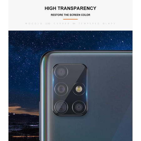 Mocolo Camera Lens - Védőüveg a Samsung Galaxy A71 fényképezőgép lencséjére