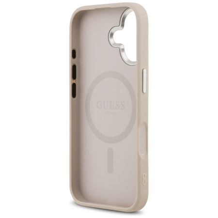 Guess Triangle Logo MagSafe - Case iPhone 17 (Pink)