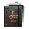 Harry Potter - A4 binder with sheets (4 rings, rubber band)