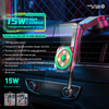 WEKOME WP-U206 Vanguard Serie - Magnetische Autohalterung mit 15W MagSafe kabellosem Laden (Schwarz)