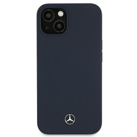 Mercedes Silicone Line - iPhone 13 Case (navy blue)