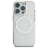 Guess IML Metal Colored Circle Classic Logo MagSafe - Case for iPhone 16 Pro Max (white)