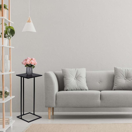 Arti Casa - Boční stolek, pomocník 75 cm (černý)