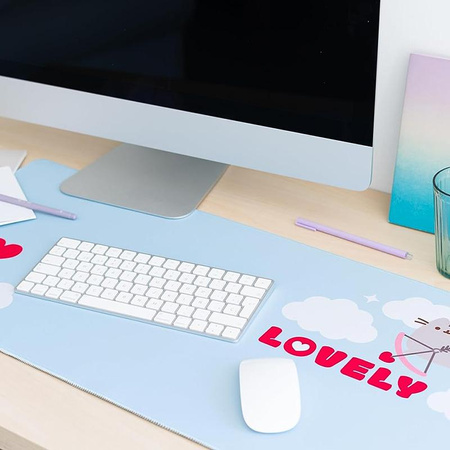 Pusheen - XXL Gaming/Desk Mat from the Purrfect Love Collection (80 x 35 cm)