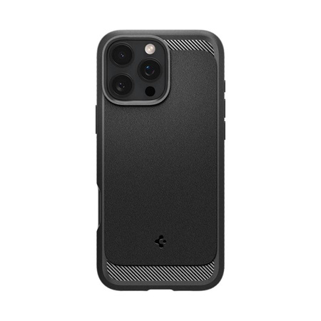 Spigen Rugged Armor MagSafe - Étui pour iPhone 16 Pro (Noir mat)