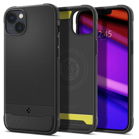 Spigen Rugged Armor MagSafe - tok iPhone 15 Plus / iPhone 14 Plus készülékhez (fekete)