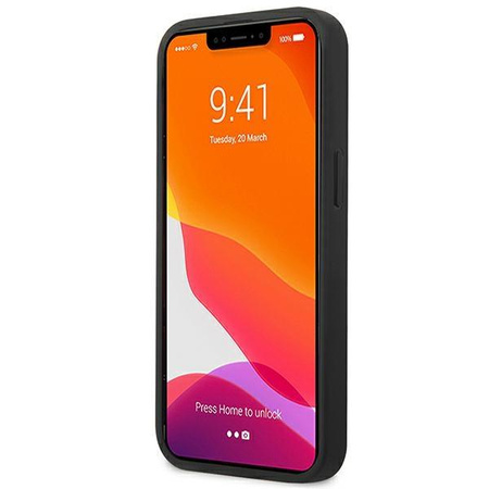 AMG Leather Hot Stamped - Étui pour iPhone 14 (noir)