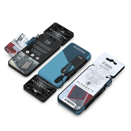 Nordic Elements Saeson Freja - Coque en matériau iPhone Xs Max (Petrol)