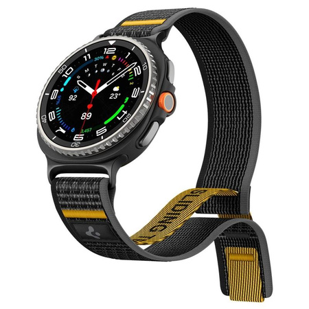 CZARNY PASEK SPIGEN DO GALAXY WATCH 8 | 8 Classic 40 | 44 | 46, Oddychający
