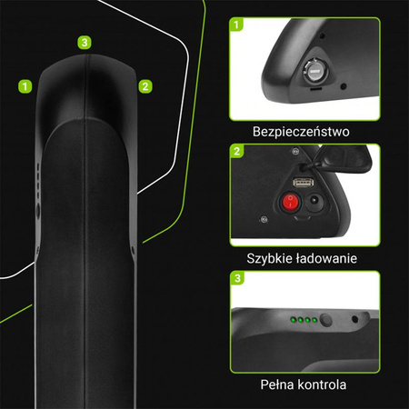 Green Cell - 15.6Ah (562Wh) Batterie für E-Bike 36V Elektrofahrrad